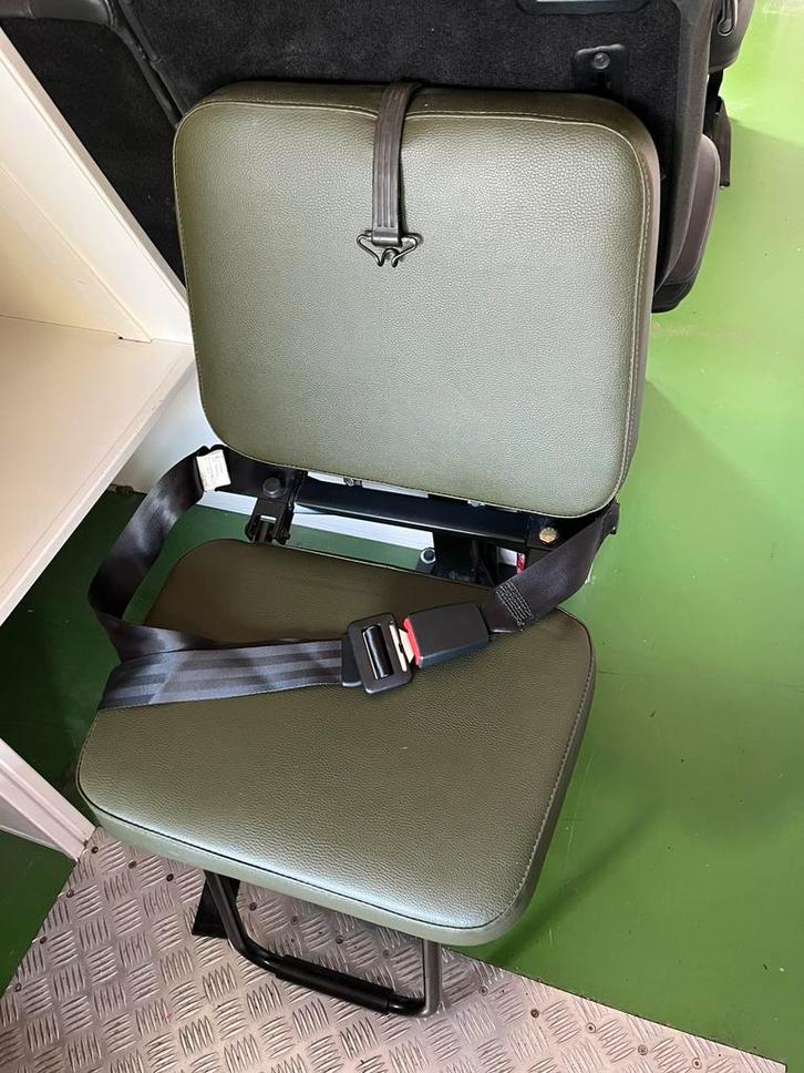 Extra opklapbaar stoeltje met gordels, Caravanes & Camping, Camping-car Accessoires, Comme neuf, Enlèvement