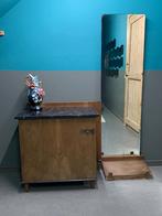 art deco kastje met spiegel, Enlèvement