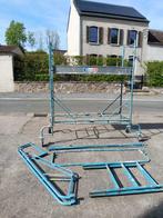 Echafaudage à roulettes, Ophalen