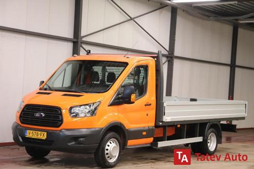 Ford Transit met nieuwe NIEUWE MOTOR OPEN LAADBAK DUBBELLUCH, Autos, Camionnettes & Utilitaires, Entreprise, Achat, ABS, Alarme