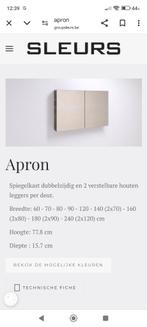 Badkamerkast, Huis en Inrichting, Badkamer | Badkamermeubels, Ophalen, Spiegelkast, 100 tot 150 cm, Nieuw