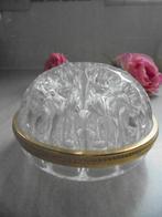 Pique Fleur / Bloemensteker / 13 x 8,5 cm / Glas en metaal, Antiek en Kunst, Ophalen