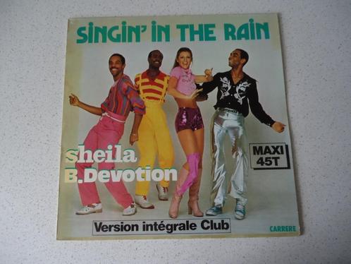 Maxi Single van "Sheila B.Devotion" Singin' In The Rain., Cd's en Dvd's, Vinyl | Overige Vinyl, Gebruikt, 12 inch, Ophalen of Verzenden