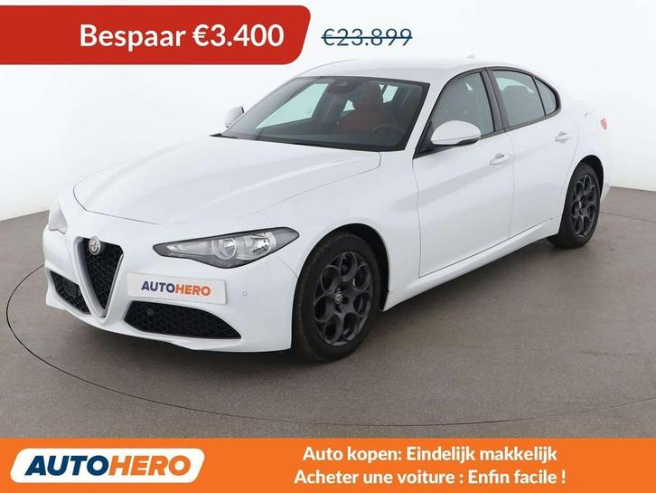 Alfa Romeo Giulia 2.0 Turbo Super (bj 2018, automaat), Auto's, Alfa Romeo, Te koop, Giulia, ABS, Achteruitrijcamera, Airbags, Airconditioning