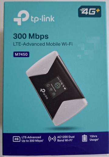 Routeur 4G+ portable  Wifi 6 TP-Link M7450, Enlèvement, Comme neuf, Routeur, TP-Link