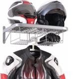 Metalen motorhelm & kledinghouder (38x52 cm), Autres marques, Seconde main, Autres types, Enlèvement