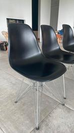 Vitra stoelen zwart - 4 stuks, Huis en Inrichting, Stoelen, Ophalen, Zo goed als nieuw, Zwart