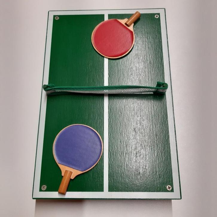 Mini table de ping-pong, Kinderen en Baby's, Speelgoed | Houten speelgoed, Zo goed als nieuw, Overige typen, Ophalen of Verzenden