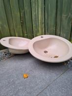 Gratis 2 Wasbakken, Ophalen, Gebruikt