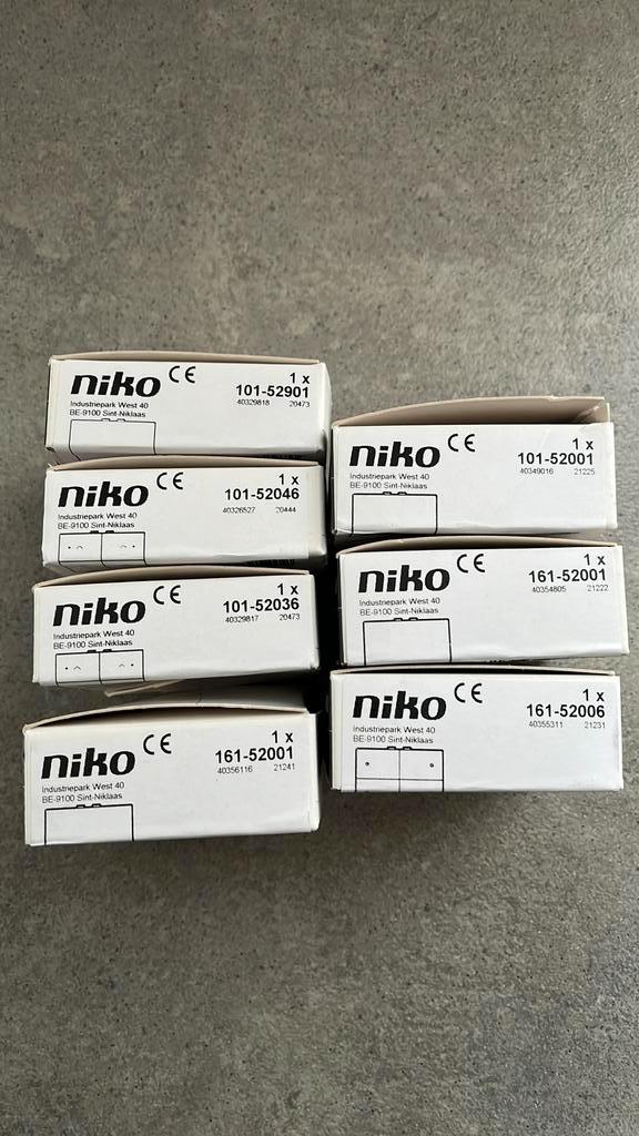 Niko Home Control nieuwe bus drukknoppen, CD & DVD, Cassettes audio, Comme neuf, Enlèvement