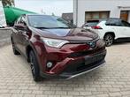 Toyota RAV-4 HYBRIDE 1eigenaar 77395km XENON, Autos, Toyota, Rouge, Euro 6, Noir, 5 portes