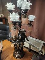 Zeer mooie staande lamp, brons in zeer goede staat, Ophalen, Brons