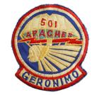 Patch insigne 501st Parachute Infantry US WW2/Korea, Verzamelen, Verzenden, Landmacht, Embleem of Badge
