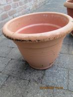 Pot de fleurs brun, 25 tot 40 cm, Kunststof, Tuin, Rond