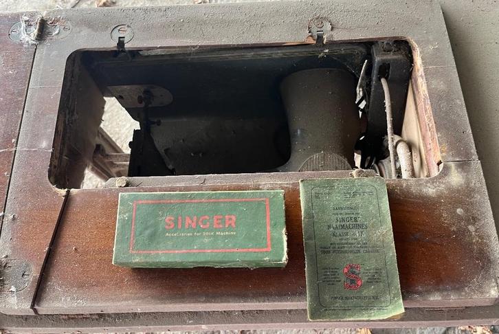 Singer 201K naaimachine, Antiek en Kunst, Antiek | Naaimachines, Ophalen