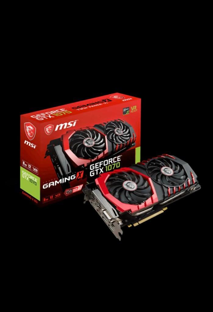 MSI GeForce GTX 1070 Gaming X 8 GB, Computers en Software, Videokaarten, Gebruikt, Nvidia, PCI-Express 3.0, GDDR5, HDMI, DisplayPort