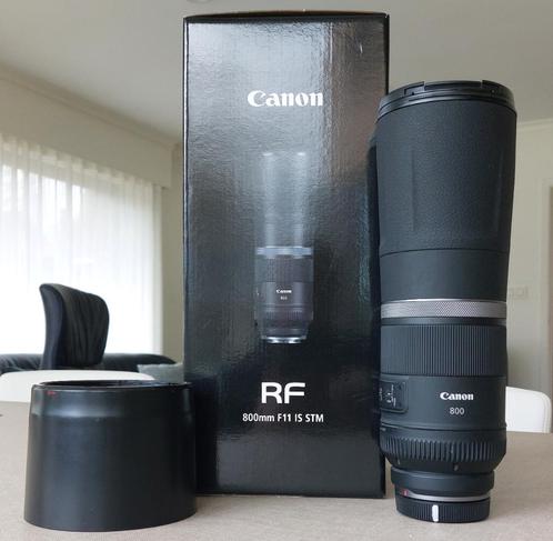 RF800 Super prime lens Canon RF 800mm f/11 IS STM, Audio, Tv en Foto, Foto | Lenzen en Objectieven, Zo goed als nieuw, Telelens