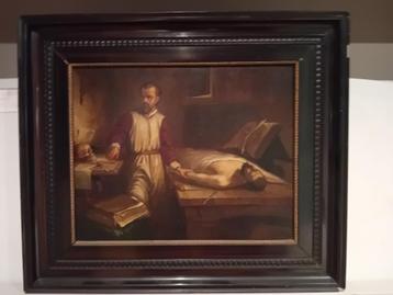 Antiek schilderij beschikbaar voor biedingen