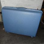 Vintage reiskoffer samsonite blauw, Slot, 35 tot 45 cm, Gebruikt, Hard kunststof