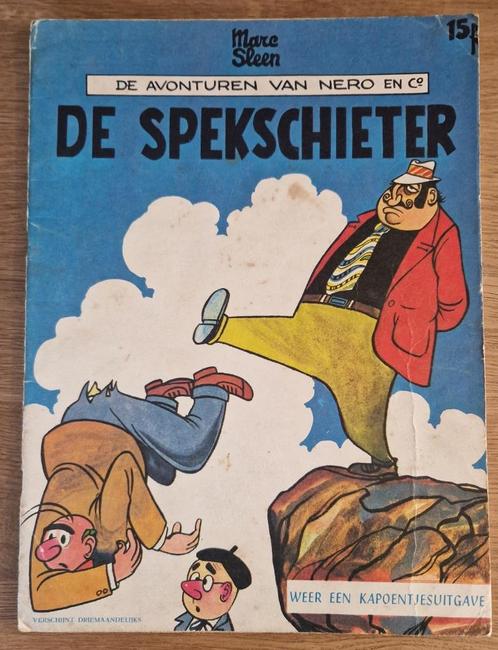 Nero - De spekschieter -49-1e dr-1964 Strip, Boeken, Stripverhalen, Gelezen, Eén stripboek, Ophalen of Verzenden