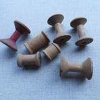 Set van 35 oude lege houten klossen., Antiek en Kunst, Ophalen of Verzenden