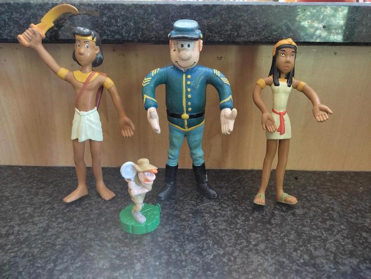 4 figurines BD (Vente à la pièce ou en lot)., Collections, Personnages de BD, Neuf, Statue ou Figurine, Autres personnages, Enlèvement ou Envoi