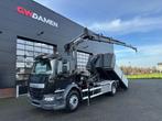 DAF LF 220 Haaksysteem / Kraan Euro 6 ,74.000 km (bj 2015), Automaat, Achterwielaandrijving, Euro 6, Zwart