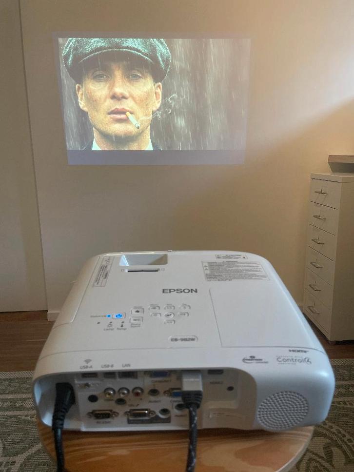 EPSON EB-982W projector/beamer, Audio, Tv en Foto, Beamers, Refurbished, LCD, Overige resoluties, Ophalen