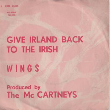 Paul McCartney & Wings – Give Island back to the Irish – Sin