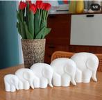 Vintage witte olifanten jaren 70, Ophalen of Verzenden