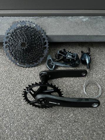SRAM GX Eagle groep incl. carbon X1 crank (nieuw) beschikbaar voor biedingen
