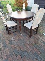 Antieke tafels met stoelen ,moet weg, Huis en Inrichting, Ophalen of Verzenden, Zo goed als nieuw