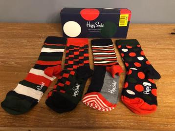 Coffret 4 Paires Happy Socks Chaussettes - Neuve disponible aux enchères