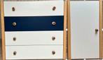 set van een 4 ladenkast en apart kastje met deur, Enlèvement, Comme neuf