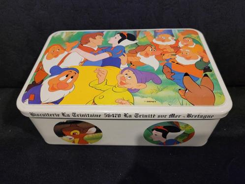 boite à biscuit blanche neige disney massilly collection, Collections, Disney, Utilisé, Autres types, Blanche-Neige ou Belle au Bois Dormant