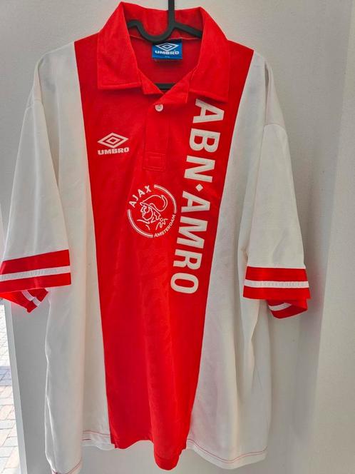 Ajax thuisshirt 1993 Umbro XXL authentieke vintage, zeldzaam, Verzamelen, Sportartikelen en Voetbal, Zo goed als nieuw, Shirt