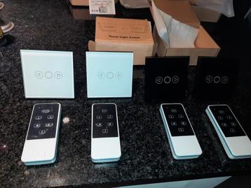 4 nieuwe dimmer schakelaars met afstandbediening  beschikbaar voor biedingen