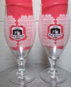 2 glazen van brouwerij 'Oud Beersel', Enlèvement ou Envoi, Comme neuf, Verre ou Verres, Autres marques