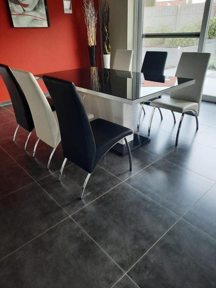 Eettafel, Huis en Inrichting, Tafels | Eettafels, Zo goed als nieuw, 50 tot 100 cm, 200 cm of meer, Vijf personen of meer, Rechthoekig