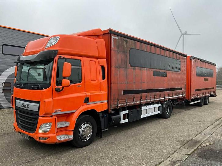 2014 DAF CF440 EURO6 Vrachtwagen Met Aanhanger, Auto's, Vrachtwagens, Bedrijf, DAF, Overige brandstoffen, Euro 6