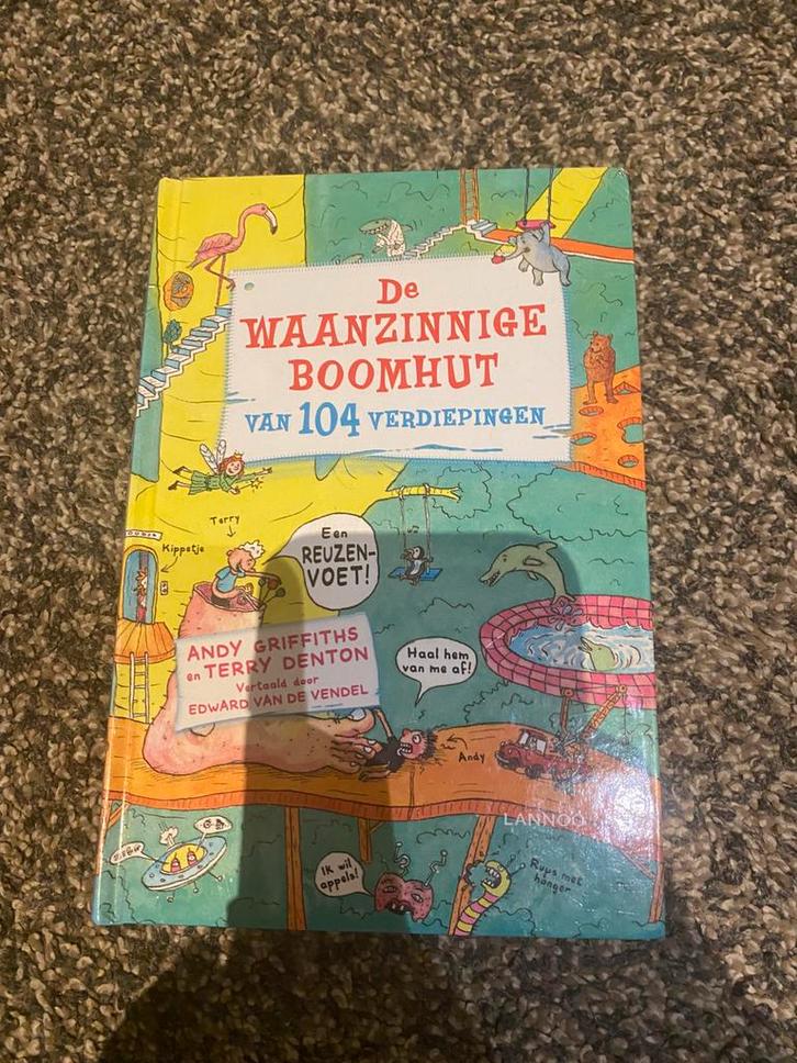 Terry Denton - De waanzinnige boomhut van 104 verdiepingen, Boeken, Kinderboeken | Jeugd | onder 10 jaar, Ophalen of Verzenden