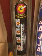 emaille reclame bord boule nationale thermometer, Verzamelen, Ophalen, Nieuw, Reclamebord