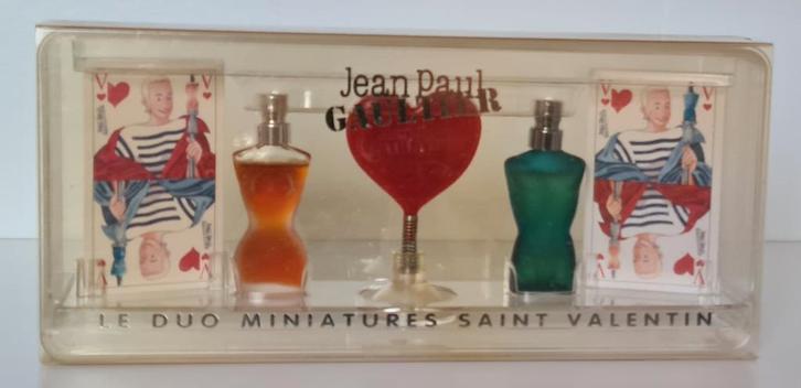 JP Gaultier  Coffret duo de cartes St Valentin, Verzamelen, Parfumverzamelingen, Zo goed als nieuw, Miniatuur, Gevuld, Ophalen of Verzenden