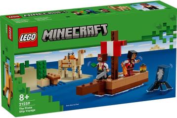 LEGO Minecraft - The Pirate Ship Voyage (21259) beschikbaar voor biedingen