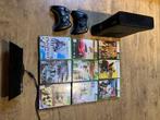 X BOX kinect met spellen, Games en Spelcomputers, Spelcomputers | Xbox 360, Ophalen, Zo goed als nieuw, Met 2 controllers, Met games