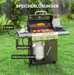 Gas Grill 12 KW BBQ 135 x 54 x 110 cm, Verzenden, Nieuw