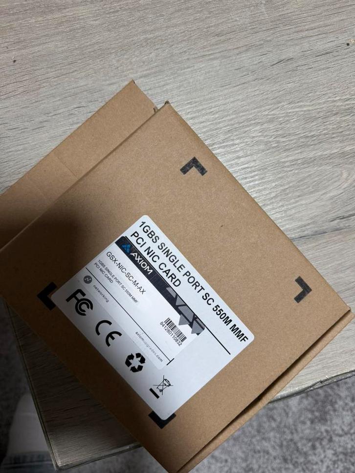Axiom - 1GBS Single Port SC 550M MMF PCI NIC CARD, Computers en Software, Netwerk switches, Nieuw, Ophalen of Verzenden