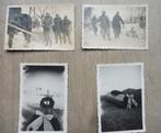 WO2 4 x foto's Oostfront begrafenis, winter camouflage., Verzamelen, Militaria | Tweede Wereldoorlog, Verzenden, Landmacht, Overige typen