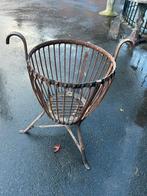 Vol smeedijzeren vuurkorf, Tuin en Terras, Ophalen, Gebruikt, Vuurkorf