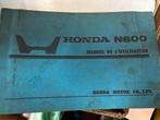 Gebruikershandleiding Honda N600, Ophalen of Verzenden